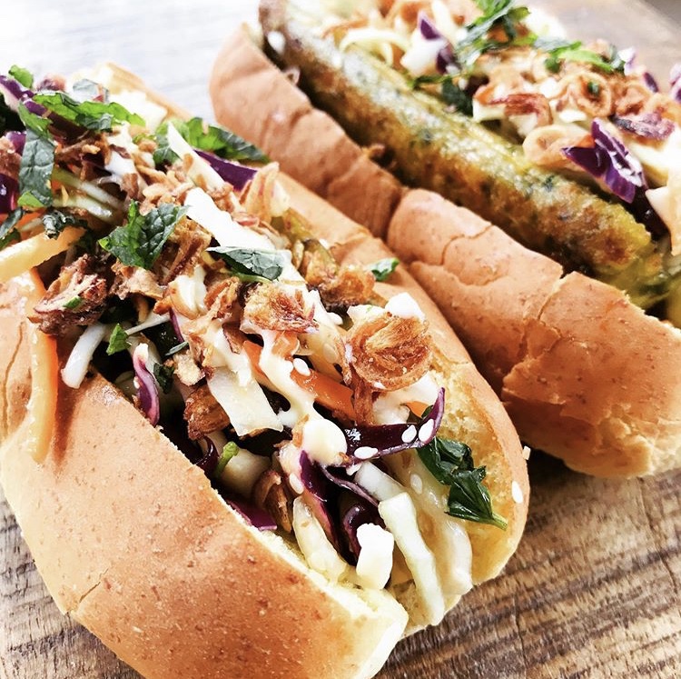 Sly's Japanese hot dog (image supplied)